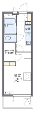 レオパレスアンフィールドの物件間取画像